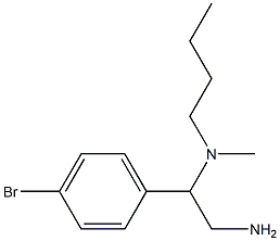 [2-amino-1-(4-bromophenyl)ethyl](butyl)methylamine Struktur