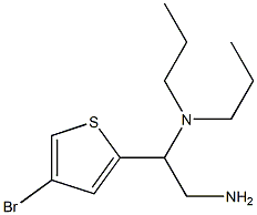 [2-amino-1-(4-bromothiophen-2-yl)ethyl]dipropylamine Struktur