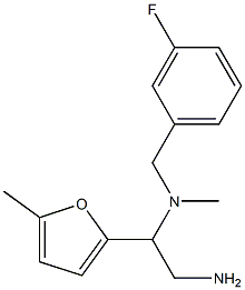 [2-amino-1-(5-methylfuran-2-yl)ethyl][(3-fluorophenyl)methyl]methylamine Struktur