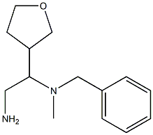 [2-amino-1-(oxolan-3-yl)ethyl](benzyl)methylamine Struktur