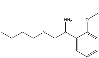 [2-amino-2-(2-ethoxyphenyl)ethyl](butyl)methylamine Struktur