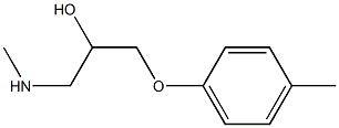 [2-hydroxy-3-(4-methylphenoxy)propyl](methyl)amine Struktur