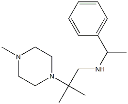 [2-methyl-2-(4-methylpiperazin-1-yl)propyl](1-phenylethyl)amine Struktur