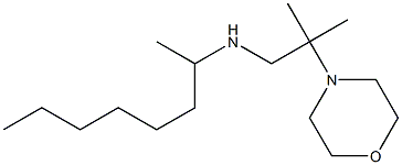 [2-methyl-2-(morpholin-4-yl)propyl](octan-2-yl)amine Struktur