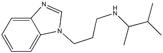 [3-(1H-1,3-benzodiazol-1-yl)propyl](3-methylbutan-2-yl)amine Struktur