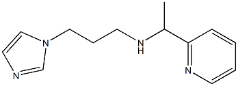 [3-(1H-imidazol-1-yl)propyl][1-(pyridin-2-yl)ethyl]amine Struktur