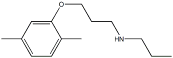 [3-(2,5-dimethylphenoxy)propyl](propyl)amine Struktur