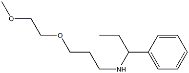 [3-(2-methoxyethoxy)propyl](1-phenylpropyl)amine Struktur