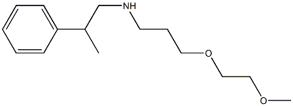 [3-(2-methoxyethoxy)propyl](2-phenylpropyl)amine Struktur