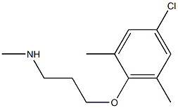 [3-(4-chloro-2,6-dimethylphenoxy)propyl](methyl)amine Struktur