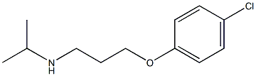 [3-(4-chlorophenoxy)propyl](propan-2-yl)amine Struktur