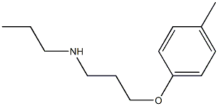 [3-(4-methylphenoxy)propyl](propyl)amine Struktur