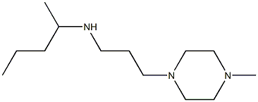 [3-(4-methylpiperazin-1-yl)propyl](pentan-2-yl)amine Struktur