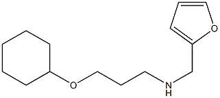 [3-(cyclohexyloxy)propyl](furan-2-ylmethyl)amine Struktur