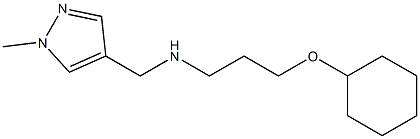 [3-(cyclohexyloxy)propyl][(1-methyl-1H-pyrazol-4-yl)methyl]amine Struktur