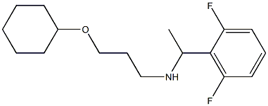 [3-(cyclohexyloxy)propyl][1-(2,6-difluorophenyl)ethyl]amine Struktur