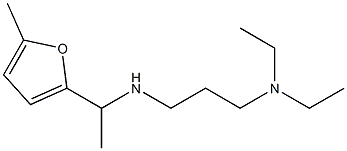 [3-(diethylamino)propyl][1-(5-methylfuran-2-yl)ethyl]amine Struktur