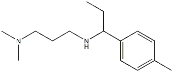 [3-(dimethylamino)propyl][1-(4-methylphenyl)propyl]amine Struktur