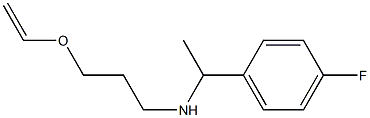 [3-(ethenyloxy)propyl][1-(4-fluorophenyl)ethyl]amine Struktur