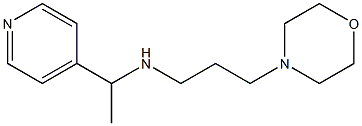 [3-(morpholin-4-yl)propyl][1-(pyridin-4-yl)ethyl]amine Struktur