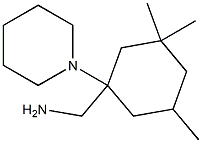 [3,3,5-trimethyl-1-(piperidin-1-yl)cyclohexyl]methanamine Struktur