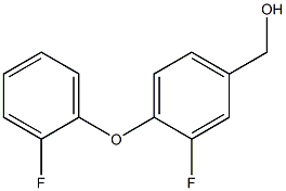 [3-fluoro-4-(2-fluorophenoxy)phenyl]methanol Struktur