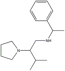 [3-methyl-2-(pyrrolidin-1-yl)butyl](1-phenylethyl)amine Struktur