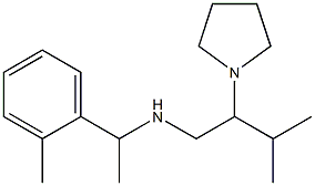 [3-methyl-2-(pyrrolidin-1-yl)butyl][1-(2-methylphenyl)ethyl]amine Struktur