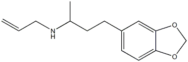 [4-(2H-1,3-benzodioxol-5-yl)butan-2-yl](prop-2-en-1-yl)amine Struktur