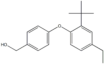 [4-(2-tert-butyl-4-ethylphenoxy)phenyl]methanol Struktur