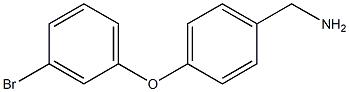 [4-(3-bromophenoxy)phenyl]methanamine Struktur