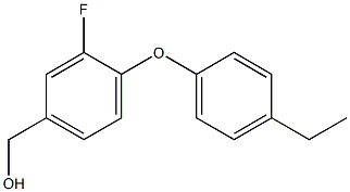 [4-(4-ethylphenoxy)-3-fluorophenyl]methanol Struktur