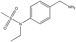 [4-(aminomethyl)phenyl]-N-ethylmethanesulfonamide Struktur