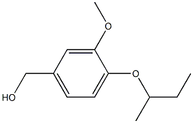 [4-(butan-2-yloxy)-3-methoxyphenyl]methanol Struktur