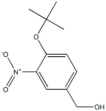 [4-(tert-butoxy)-3-nitrophenyl]methanol Struktur