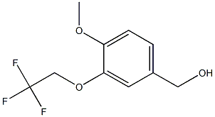 [4-methoxy-3-(2,2,2-trifluoroethoxy)phenyl]methanol Struktur