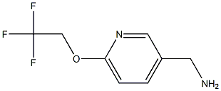 [6-(2,2,2-trifluoroethoxy)pyridin-3-yl]methylamine Struktur