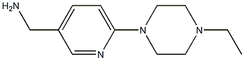 [6-(4-ethylpiperazin-1-yl)pyridin-3-yl]methylamine Struktur