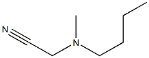 [butyl(methyl)amino]acetonitrile Struktur