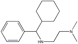 [cyclohexyl(phenyl)methyl][2-(dimethylamino)ethyl]amine Struktur