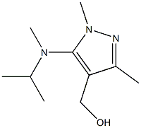 {1,3-dimethyl-5-[methyl(propan-2-yl)amino]-1H-pyrazol-4-yl}methanol Struktur