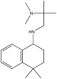 {1-[(4,4-dimethyl-1,2,3,4-tetrahydronaphthalen-1-yl)amino]-2-methylpropan-2-yl}dimethylamine Struktur