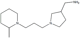 {1-[3-(2-methylpiperidin-1-yl)propyl]pyrrolidin-3-yl}methylamine Struktur