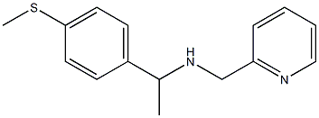 {1-[4-(methylsulfanyl)phenyl]ethyl}(pyridin-2-ylmethyl)amine Struktur