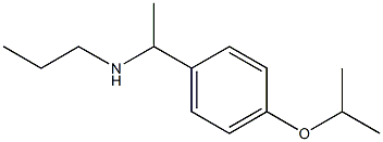 {1-[4-(propan-2-yloxy)phenyl]ethyl}(propyl)amine Struktur