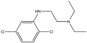 {2-[(2,5-dichlorophenyl)amino]ethyl}diethylamine Struktur