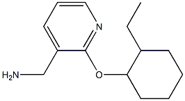 {2-[(2-ethylcyclohexyl)oxy]pyridin-3-yl}methanamine Struktur