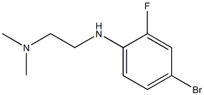 {2-[(4-bromo-2-fluorophenyl)amino]ethyl}dimethylamine Struktur