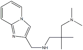 {2-[(dimethylamino)methyl]-2-methylpropyl}({imidazo[1,2-a]pyridin-2-ylmethyl})amine Struktur