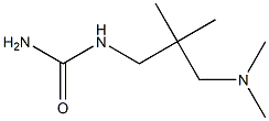 {2-[(dimethylamino)methyl]-2-methylpropyl}urea Struktur